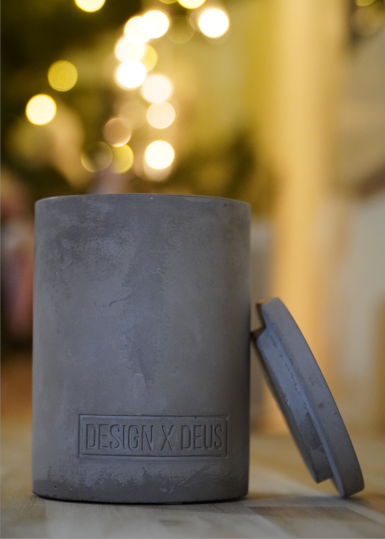 Design x Deus Cement Soy Candle with lid